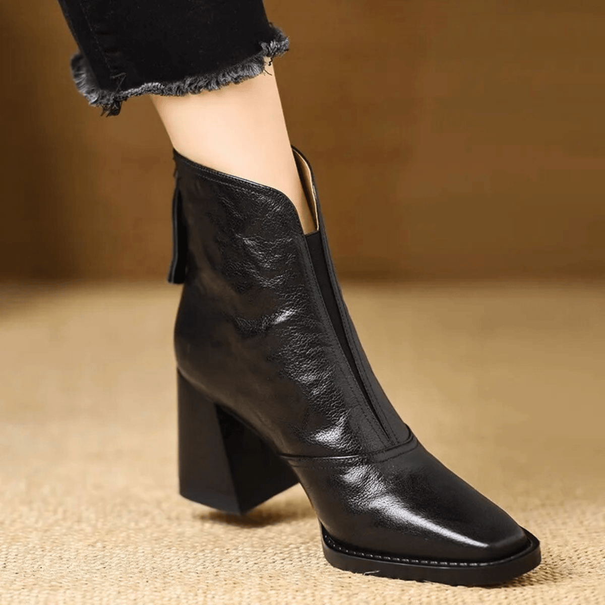 Rosalie | Luxurious Mid-Height Ankle Boots