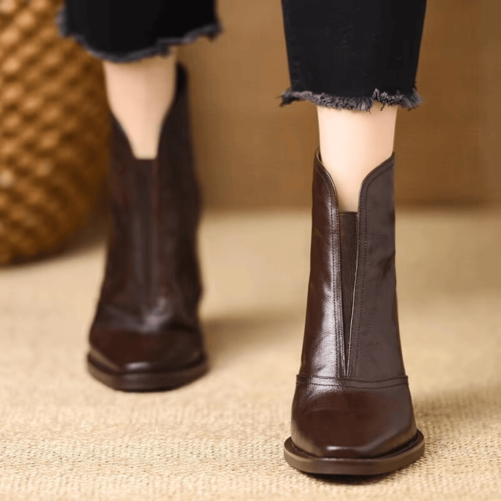 Rosalie | Luxurious Mid-Height Ankle Boots