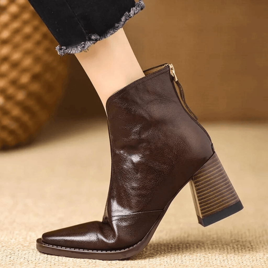 Rosalie | Luxurious Mid-Height Ankle Boots